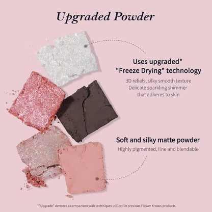 Swan Ballet Series Six-Color Eyeshadow Palette Delicate Matte Glow Shimmer