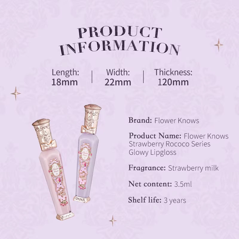 Strawberry Rococo Series Glowy Lipgloss