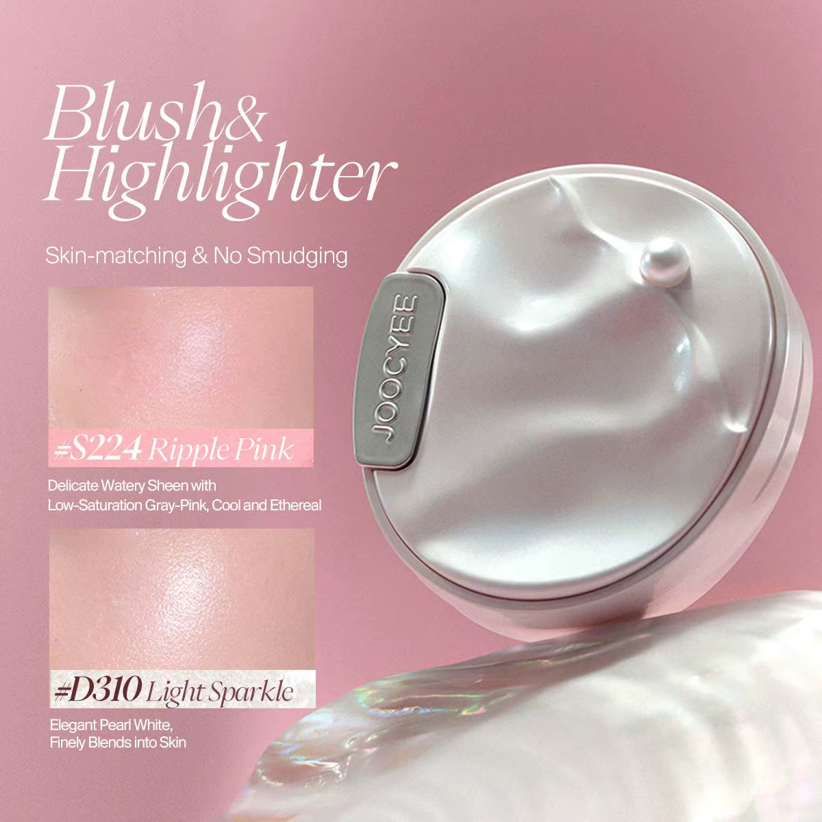 New Blush and Highlighter the World Is My Oyster Collection Waterproof Long Lasting