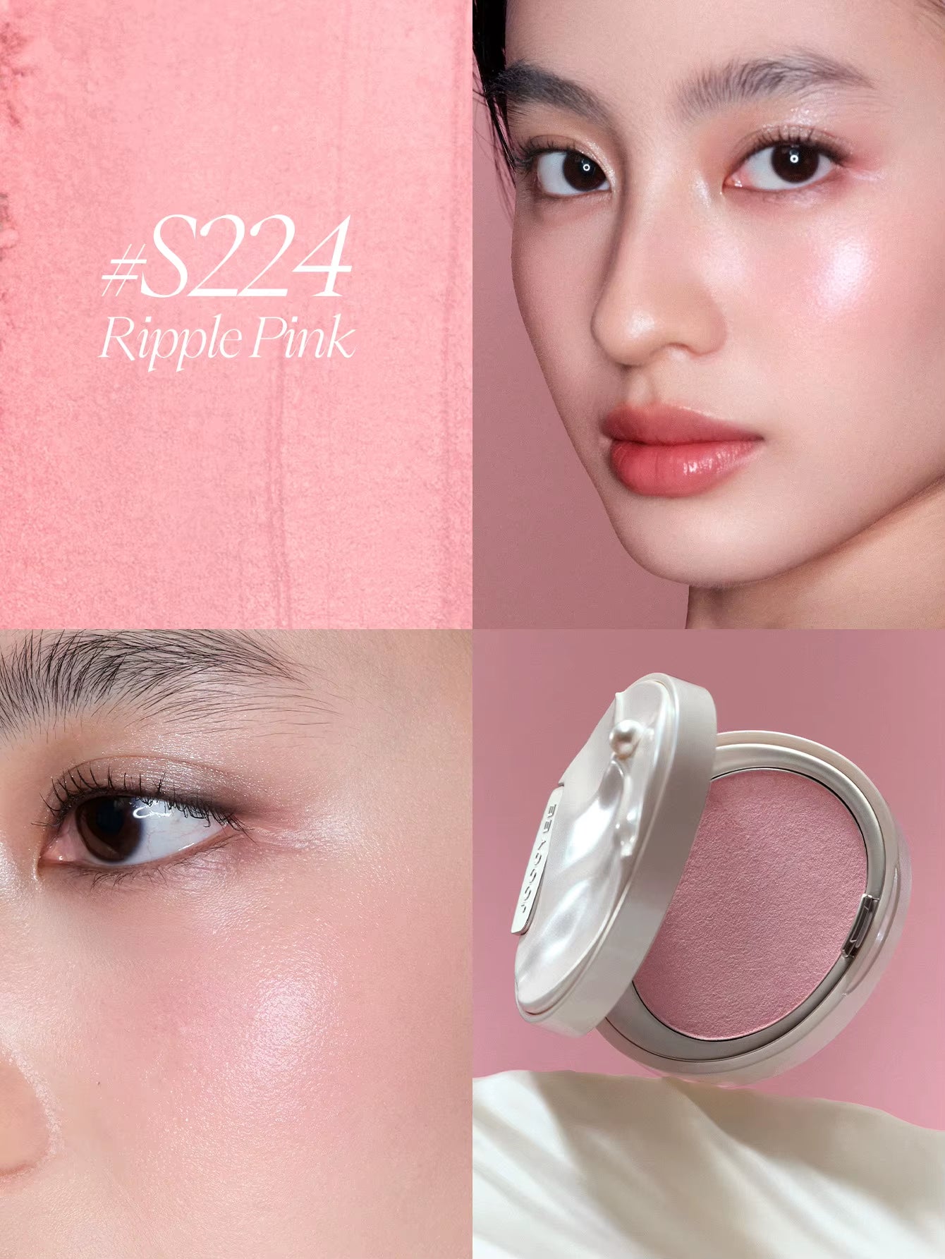 New Blush and Highlighter the World Is My Oyster Collection Waterproof Long Lasting