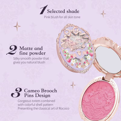 Strawberry Rococo Series Embossed Blush