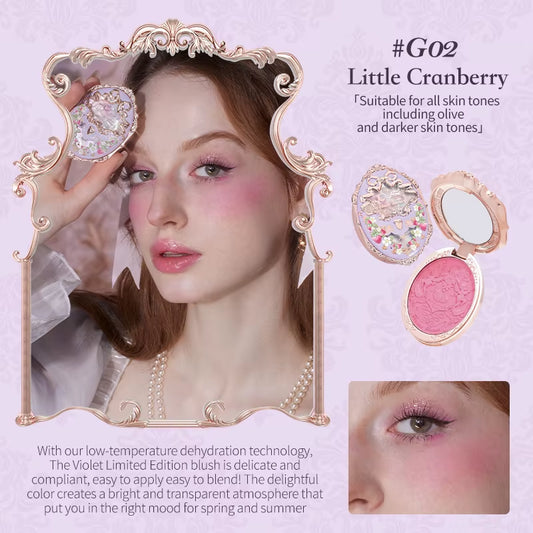 Strawberry Rococo Series Embossed Blush