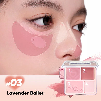 Elevate Your Glow with Our 2-In-1 Blush & Highlighter Palette - Perfect for Every Occasion!