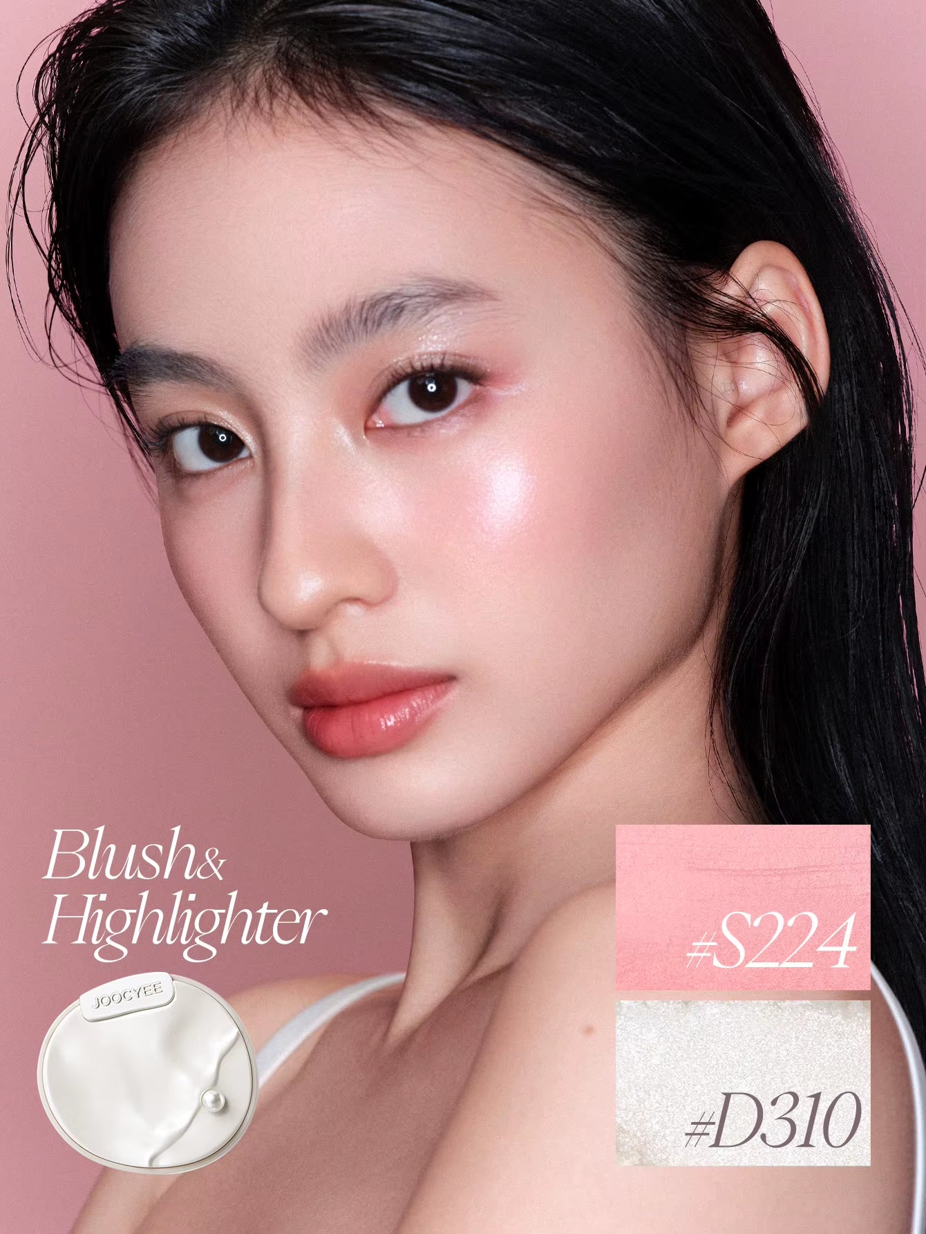 New Blush and Highlighter the World Is My Oyster Collection Waterproof Long Lasting