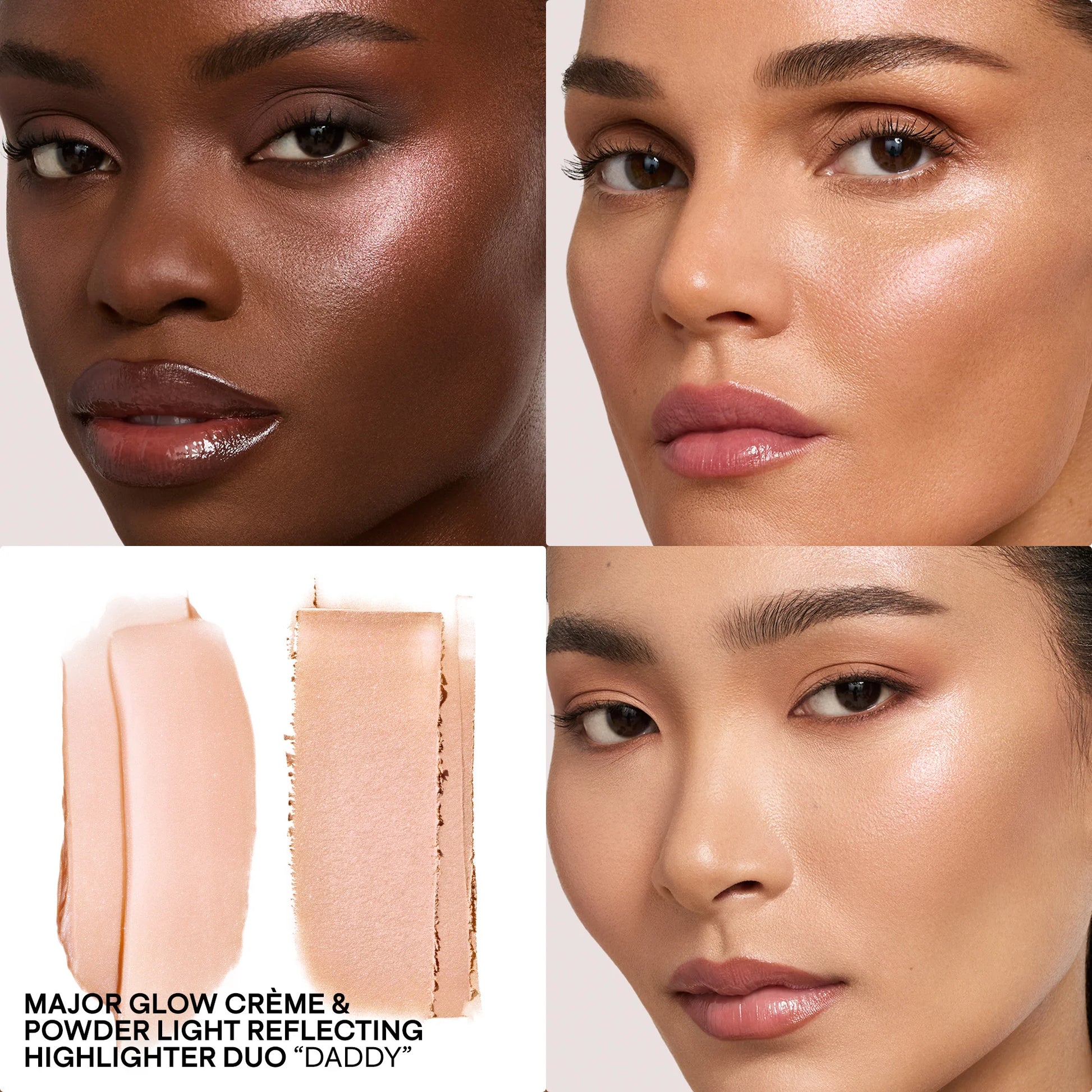 Major Glow Crème & Powder Light Reflecting Translucent Highlighter Duo