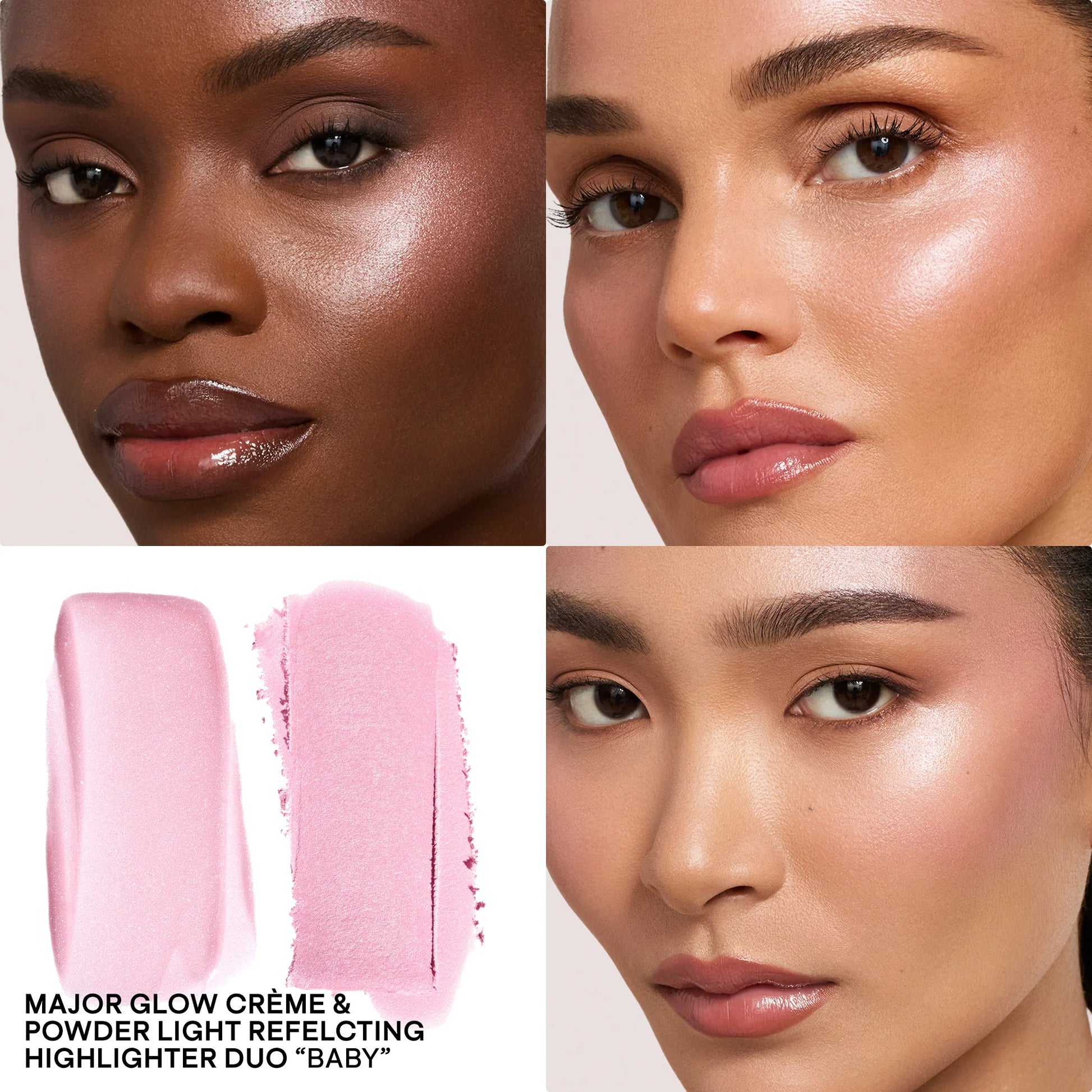 Major Glow Crème & Powder Light Reflecting Translucent Highlighter Duo