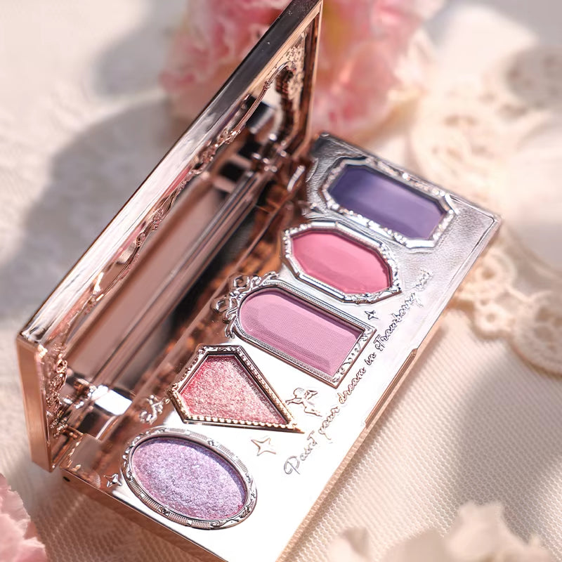 Strawberry Rococo Series Five-Color Eyeshadow Palette