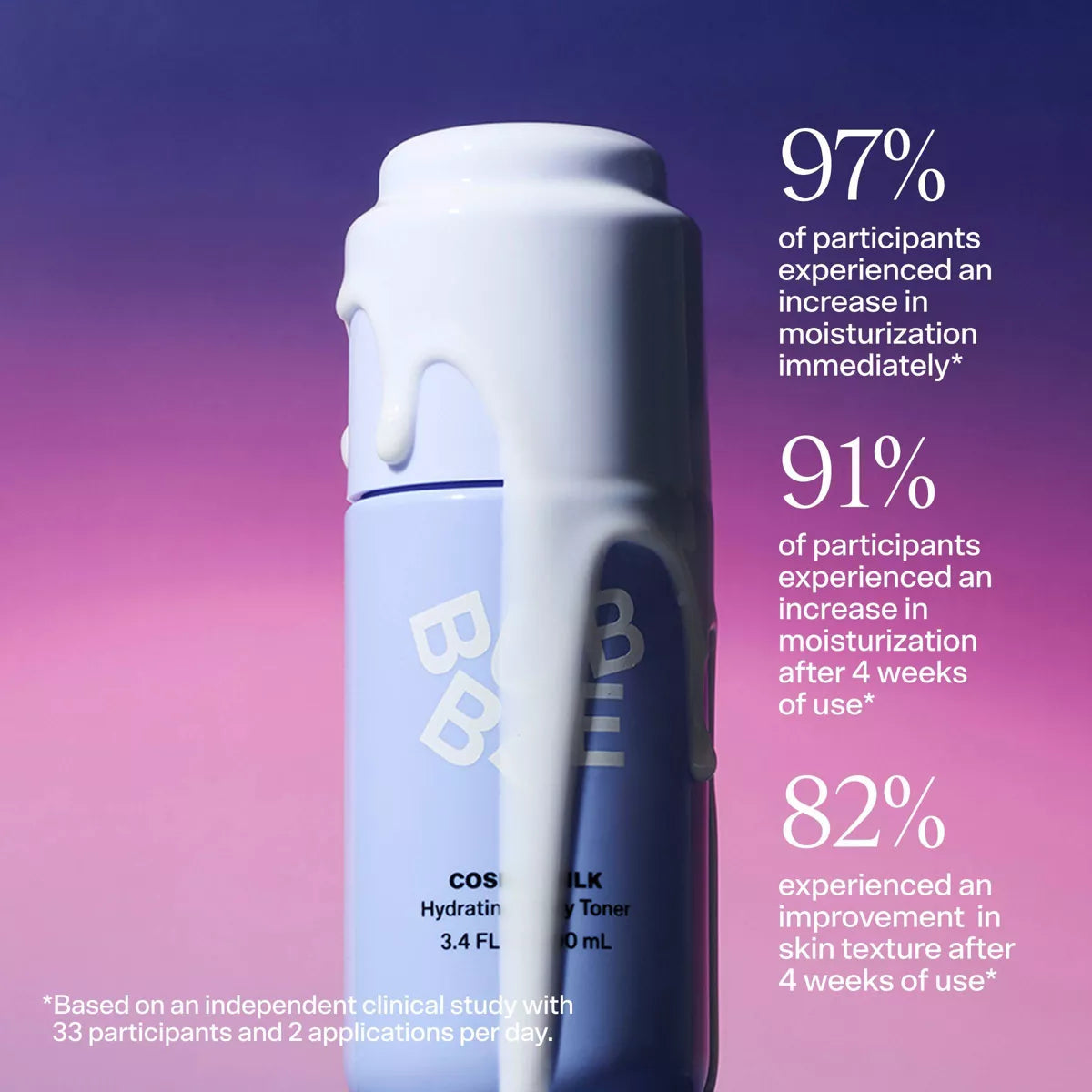 Bubble Skincare Cosmic Silk Hydrating Milky Toner - 3.4 Fl Oz