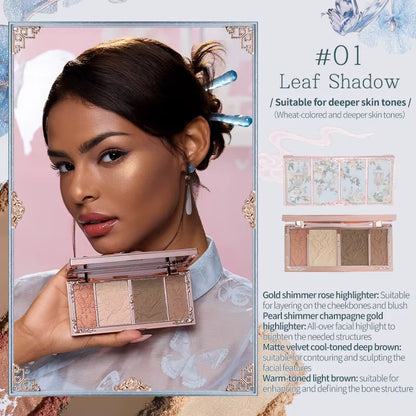 Butterfly Cloud Collar Collection Embossed Highlight & Contour Palette 16G