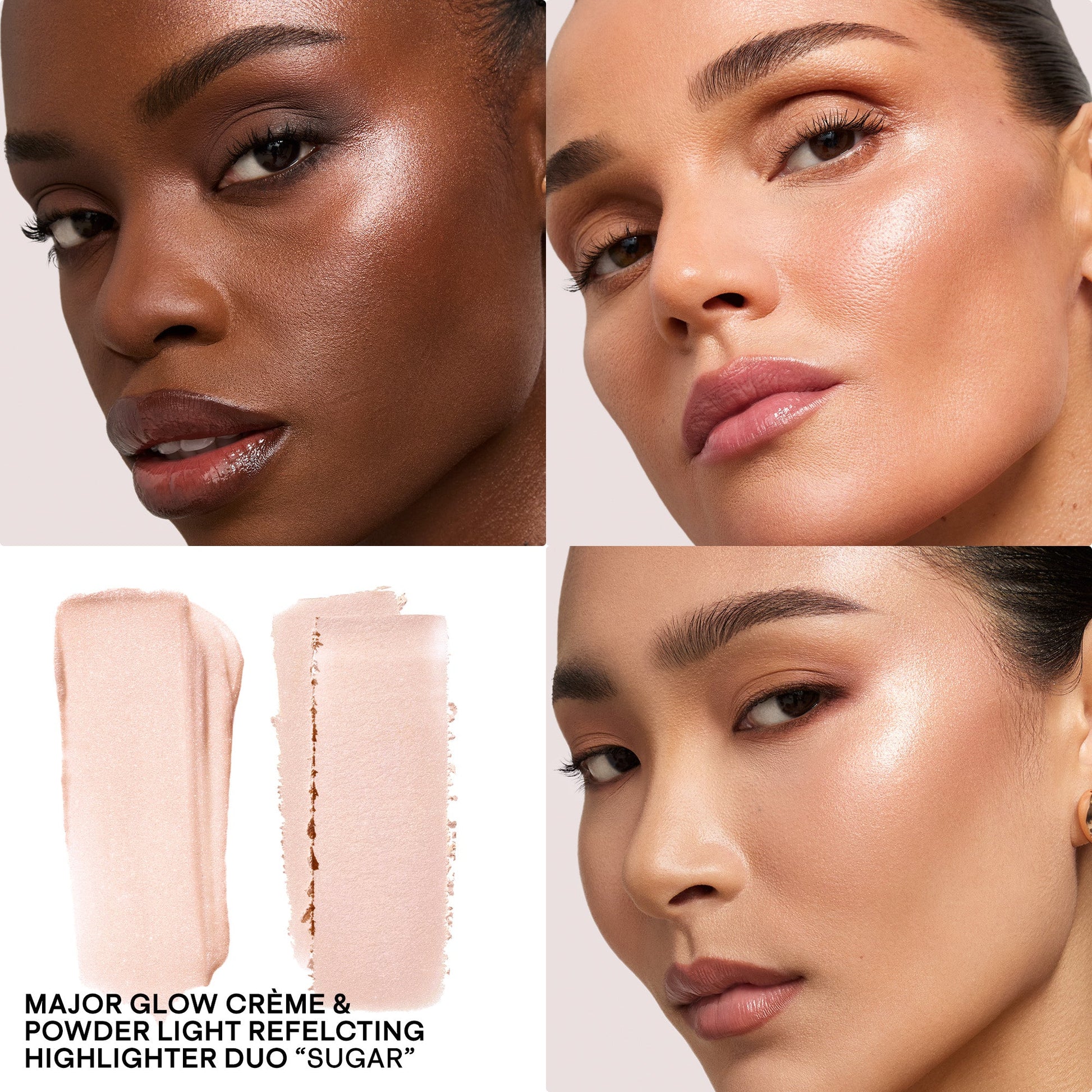 Major Glow Crème & Powder Light Reflecting Translucent Highlighter Duo