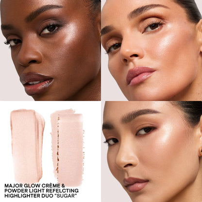 Major Glow Crème & Powder Light Reflecting Translucent Highlighter Duo