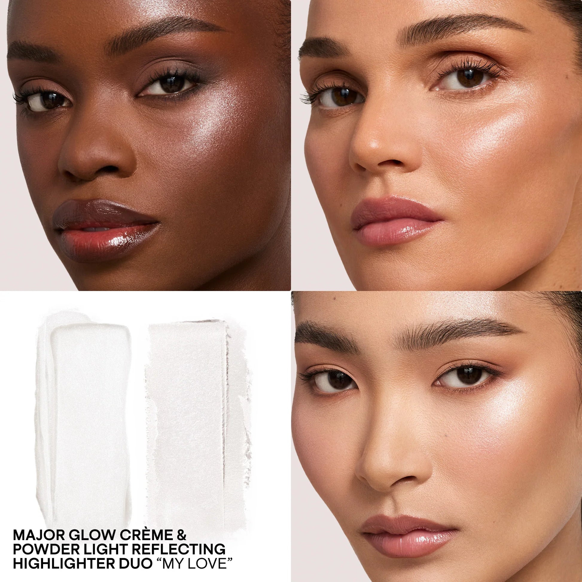 Major Glow Crème & Powder Light Reflecting Translucent Highlighter Duo